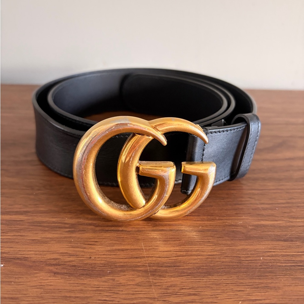 GUCCI GG Marmont wide belt